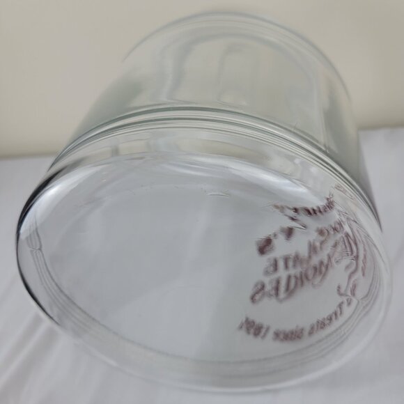 Vintage Hershey’s Chocolate Memories Sweets Treats 1895 Glass cookie jar Lid 90s - Picture 14 of 16